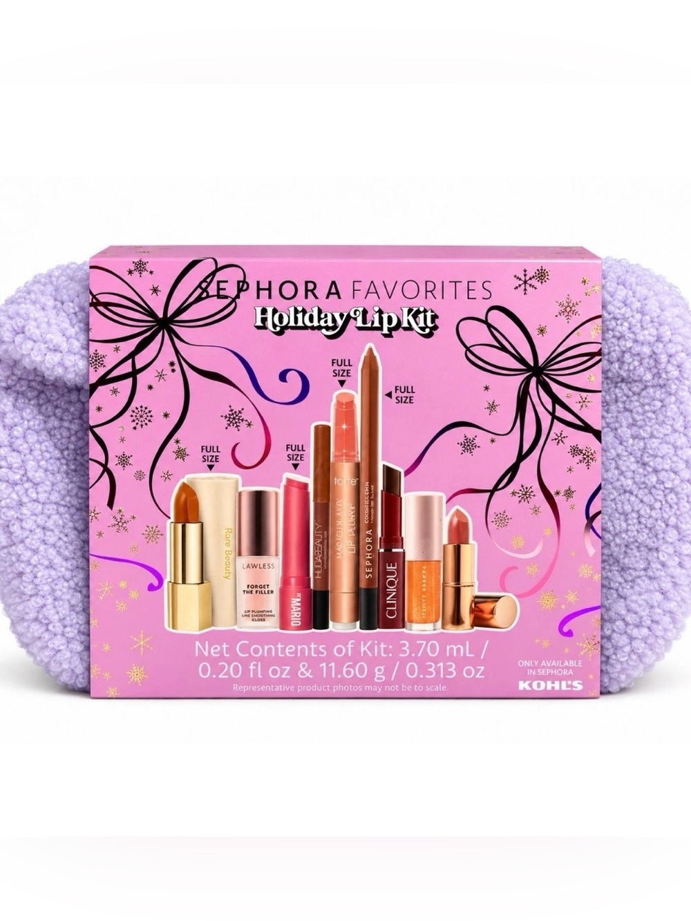 SEPHORA FAVORITES Holiday Lip Kit 💋 Mario Fenty Tarte Rosewood Liner Clinique